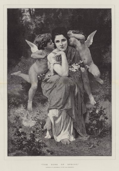 パリ展の春の歌 作： William Adolphe Bouguereau